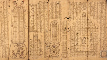 Burmesiskt manuskript om astrologi