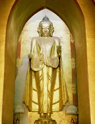 Stående Buddha (guld)
