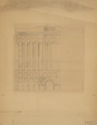 Mills Building, San Francisco, Kalifornien, Design Sketch