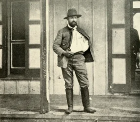 Creelman, strax efter avstigning från häst..., spansk-amerikanska kriget, 4 juli 1898, 1899.