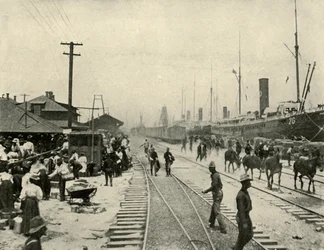 Frigivna fångar, spansk-amerikanska kriget, juni 1898, 1899.
