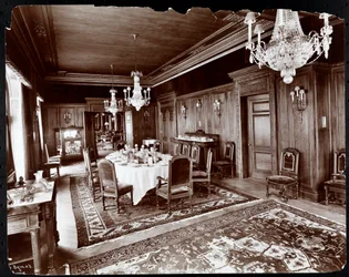 Matsal på Hotel Knickerbocker, 1906 (silvergelatintryck)
