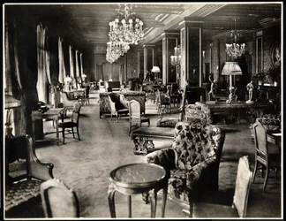 Lounge på Hotel Knickerbocker, 1906 (silvergelatintryck)