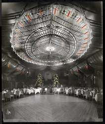 Receptionsrum på Ritz-Carlton Hotel, 1915 eller 1916 (handfärgat silvergelatintryck)