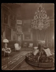 The Mrs. William Astors residens, 5th Avenue och 34th Street, New York, 1894 (silvergelatintryck)
