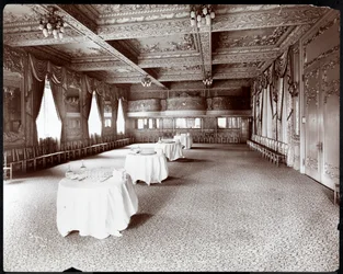 Receptionsrummet på Hotel Delmonico, 1902 (silvergelatintryck)