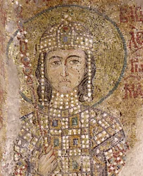 Alexios Komnenos i Hagia Sofia (mosaik)