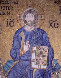Kristus pantokrator i Hagia Sofia (mosaik)