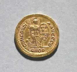 Solidus av Theodosius I den store