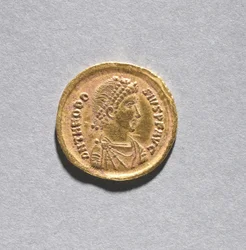 Solidus av Theodosius I den store