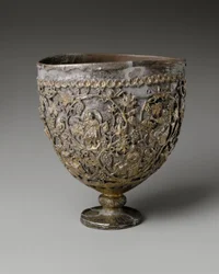 Antiokiska kalken, 500-550 e.Kr. (förgyllt silver)