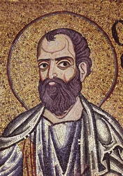 Profeten Malachi Detalj av inre mosaiker i St. Marks-basilikan, 1100-talet