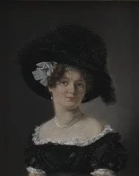 Mathilde Theresia von Irgens-Bergh, född Holsten, fru till Mathias Friis von Irgens-Bergh