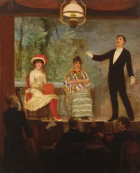 The Cafe Chantant, 1889