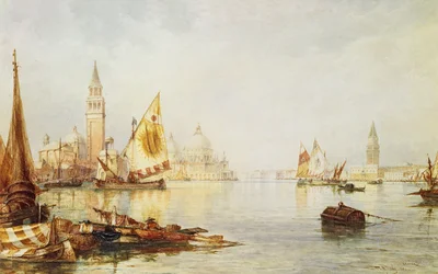 Utsikt över Venedig