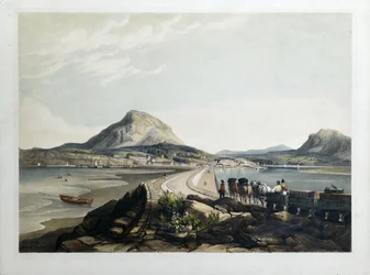 Port Madoc från banvallen
