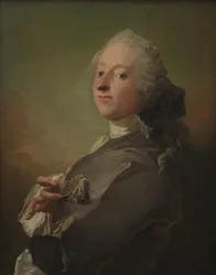 Porträtt av Kgl. hovapotekaren Johann Gottfried Becker