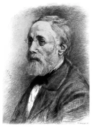 Jozef Israels, holländsk konstnär, c1880-1882.