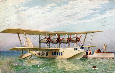 Imperial Airways flygbåt "Scipio", 1934.