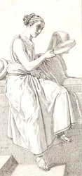 Anledning. Allegorisk figur