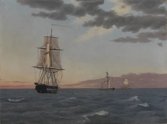 Korvetten "Galathea" ljuger för att skicka hjälp till briggen "St Jean"