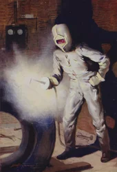 Bågsvetsning (färg litho)