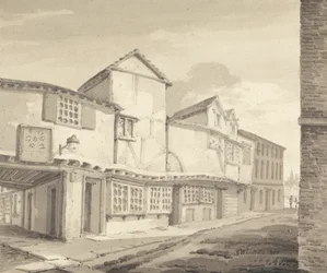 En del av klostret St. Saviours, Southwark