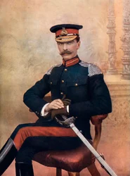 Generalmajor JM Babington, befälhavare för 1:a kavalleribrigaden i Sydafrika, 1902.