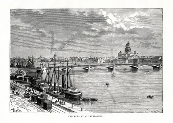 River Neva, St Petersburg, 1879