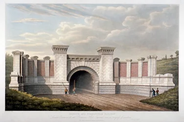 Primrose Hill Tunnel i London och Birmingham Railway, 1837
