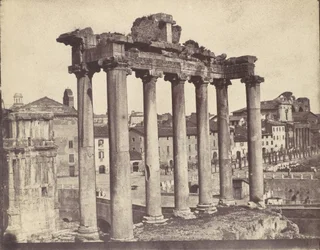 Temple of Concord, Rom, 1850-talet.