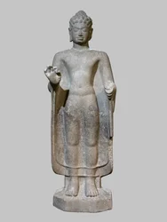 Buddha gör en gest av argumentation