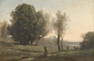 Landskap Souvenir från Les Landes