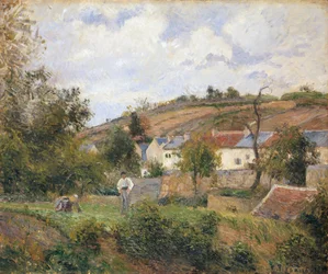 A Corner of lHermitage, Pontoise, 1878