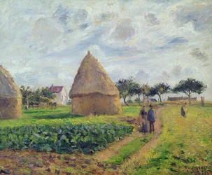 Höstackar (olja)