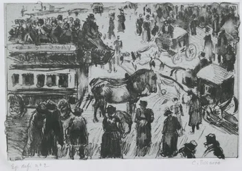 Place du Havre, i Paris, ca. 1897 (litografi på zink)