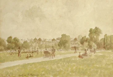 Regents Park, London, 1890 (wc & penna på papper)