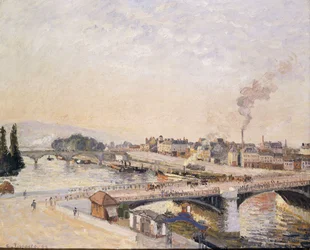 Soluppgång över Rouen; Lever du Soleil a Rouen, 1898