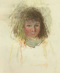 The Artists Son Georges, detalj, ca 1880 (wc & grafit på kraftigt vävt papper)