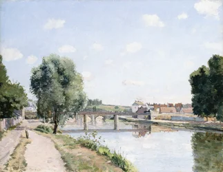 Järnvägsbron, Pontoise, ca 1873