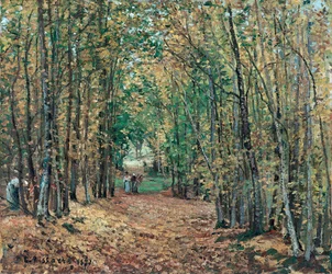 Skogen vid Marly, 1871