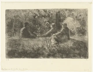 Zondagse rust in het bos Söndagsvila i skogen