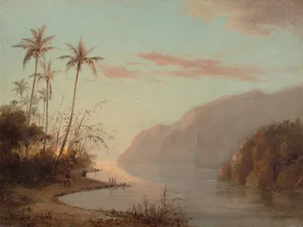 A Creek i St. Thomas Virgin Islands, 1856.