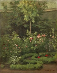 En rosenträdgård