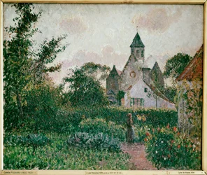 Kyrkan i Knokke (olja på duk)