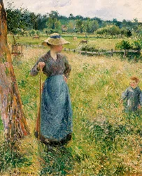 Franska:  La Faneuse
spanska:  La forrajera