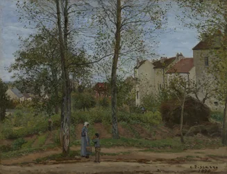 Hus i Bougival (höst)