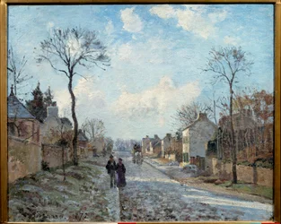 Vägen till Louveciennes, 1872. 0,6 x 0,73 m. Paris, Musée d