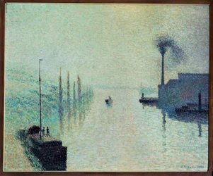 Lacroix Island, Rouen, dimma (olja på duk)