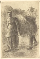 Bönder som bär hö Bönder som bär hö, 1900.
